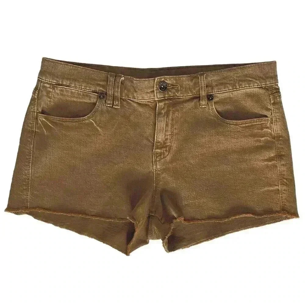 Madewell Women's Casual Denim Shorts Brown Size 28